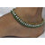 Green Pearl Golden White Stone anklet