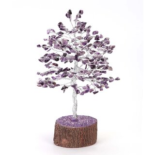 Raashi 160 chips  Amethyst Crystal Tree (Purple )