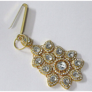 White Stone Flower Waist Key Jhumber White Stone Flower Waist Key Jhumber