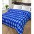 Geo nature single polar fleece Blue blanket set of 1