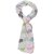 White Base Multicolor Fruit Print  Stole For Women By S.Lover