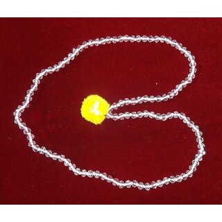 Diamond Cut Sphatik Mala - Crystal Chain (Rosary)  KZNM008