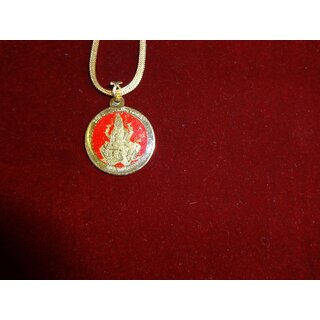                       Pendant having Goddess Laxmi and Shree Yantra   KZMP003	                                              