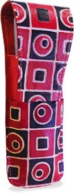 arpera Sofia Leather pen case red C11557-4