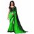 Bhuwal Fashion Green Chiffon Embroidered Saree With Blouse