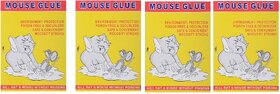 Kudos Mouse Glue (Kill Rat  Mouse without Poisons) pack of 4