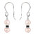 925 Silver Pink Pearl Earring from Pearlz Ocean specially for women.