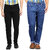 Masterly Weft Men's Pack Of 2 Regular Fit Multicolor Jeans