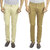 Masterly Weft Multi Regular Fit Chinos for Men Pack of 2