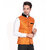 Akaas  Mens Orange  Nehru Jacket