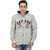 Christy's Collection  Gray Hooded Long Sleeve Jacket For Men