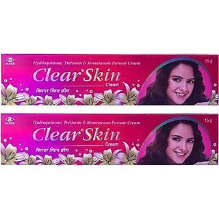 Clear skin cream set of 2 pcs.