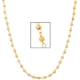 Goldnera Gold Plated Matar Mala Chain  For Women/Girls