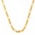 GoldNera Men Gold Plated Alloy Interlocked Chain (18 Inches)