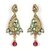 Shining Diva Conventional Beaded Hanging Earrings