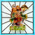 Kanch Mall Glass Multicolour Religious Bajrangbali Idol (Kanch 17)