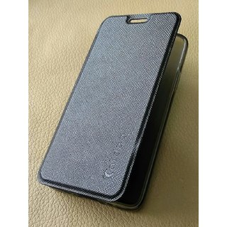 Motorola Moto G4 Plus Flip Cover-Black