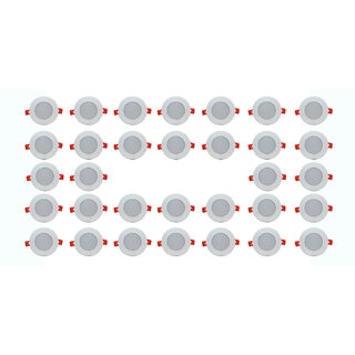 Bene LED 6w Luster Round Ceiling Light, Color of LED Red (Pack of 32 Pcs)