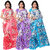 SVB Sarees Sarees Bhagalpuri Cotton Silk Sarees (Pack Of 3)