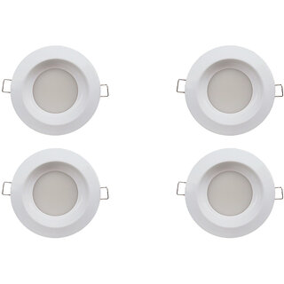 Bene LED 6w Leggero Round Ceiling Light, Color of LED Warm White (Yellow) (Pack of 4 Pcs)