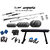 Protoner  Extreme Weight Lifting Package 25 Kgs + 5' Straight+ 3' Curl Rod  + Flat Bench