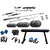Protoner  Extreme Weight Lifting Package 85 Kgs + 5' Straight+ 3' Curl Rod  + Flat Bench