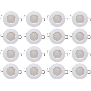                       Bene LED 3w Luster Round Ceiling Light, Color of LED Warm White (Yellow) (Pack of 16 Pcs)                                              