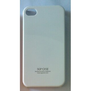                       SGP Plastic Hard back Case Protective Case For Apple iPhone 4 4s-White                                              