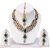 Lucky Jewellery 1-Line Green Colour Kundan Set (MSK-3-LINE-G)