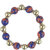 Pearlz Ocean Designer Round Shaped Mosaic Beads Stretchable Bracelet