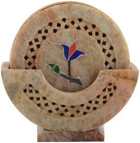 Freshings Gaurara Standing Polished Coaster Set Of 6 Coasters (F-GCS-1)