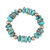 Pearlz Ocean Designer Roundel Shaped Mosaic Beads Stretchable Bracelet For Women