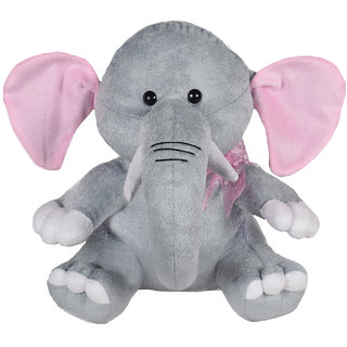                       Ultra Baby Elephant Soft Toy 11 Inches - Grey                                              