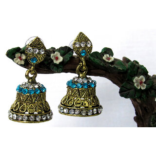                       Wonderful sky blue stone earring                                              