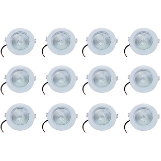 Bene LED 9w Round Ceiling Light, Color of LED White (Pack of 12 Pcs)