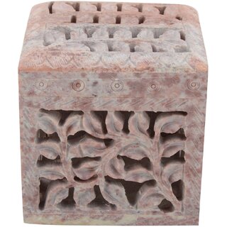 Freshings Gaurara Carved Square Shape Box (F-GB-5)