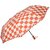 Orange Chexx 3 fold Umbrella