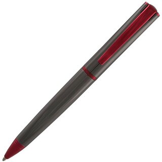                       Monteverde Ball Pen Impressa Mv29875 Red Trim Gun Metal                                              