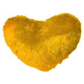 Ech oly soft Heart Yellow Pillow