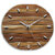Handmada Wood Wall Clock KANHA Oval