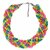 Handcrafted Multicolor Pearl Necklace By Sparkling Jewellery