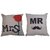 Welhouse India Mrs rose and Mr Cushion cover - pack of 2