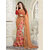 Wama Beige Georgette Printed Saree With Blouse
