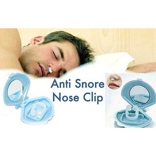 Importikah Silicone Anti Snore Stopper Device Nose Clip Sleeping Aid 1 Piece With Case.