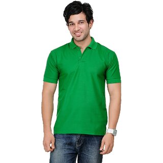                       Polo  Green Collar T-Shirt                                              