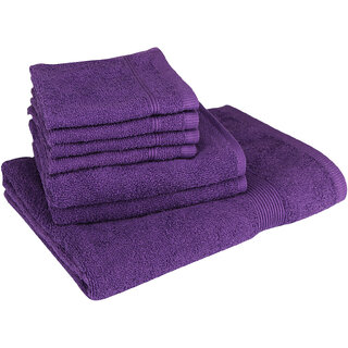                       Rich Cottons Soft Touch Towel Set - Purple                                              