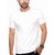 Men's Round Neck Plain T-Shirt White Color