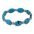 Pearlz Ocean Oval Shaped Mosaic Beads Stretchable 7.5 Inches Bracelet