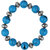 Pearlz Ocean Round Shaped Mosaic Beads 7.5 Inches Stretchable Bracelet