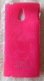 pink  Ultra Thin Rubberized Matte Hard Case Cover for Sony Xperia P LT22i